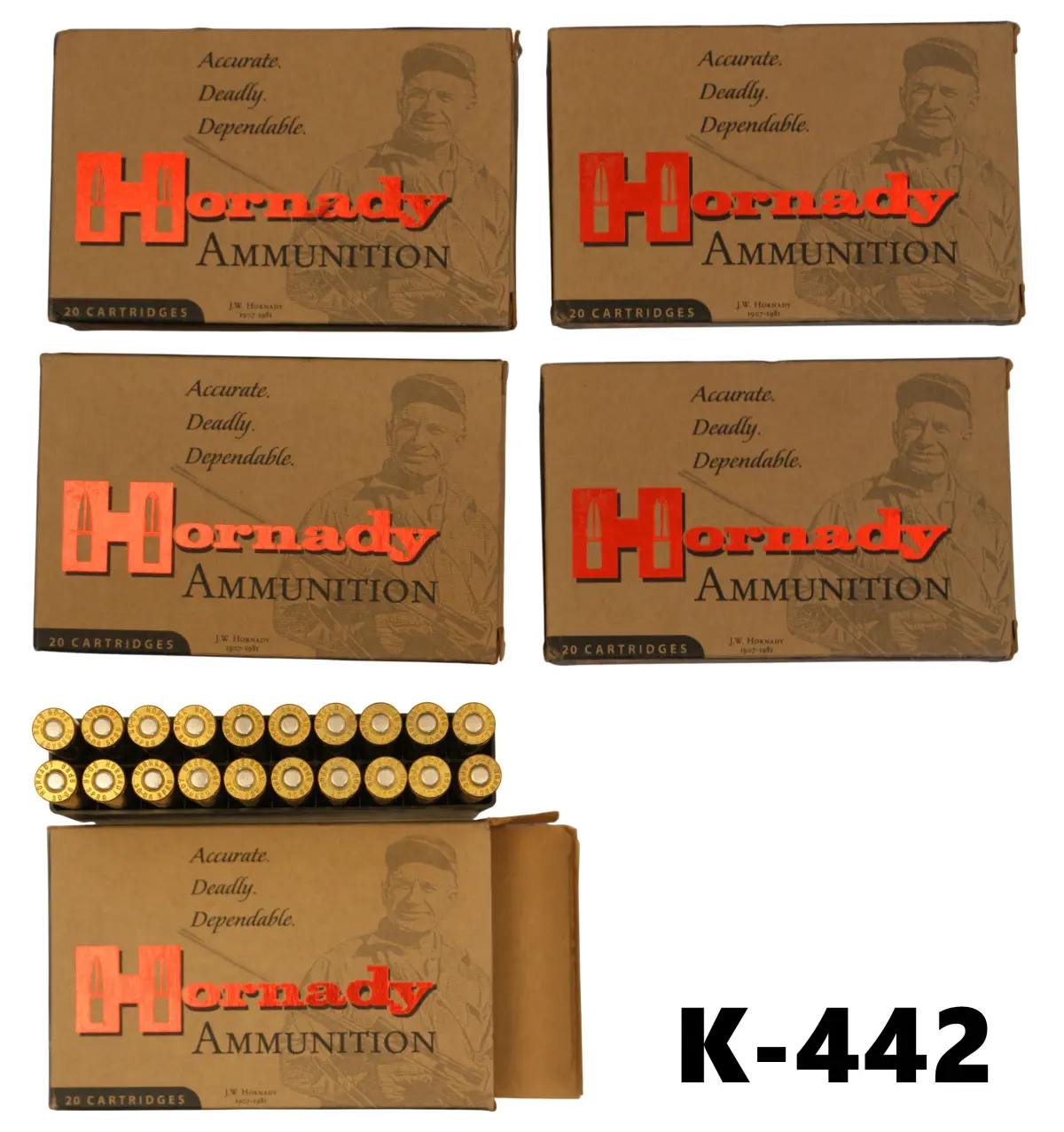 102-K-442 .30-06spr Hornady Custom 150gr SST Ammunition x 100 (5 Boxes)