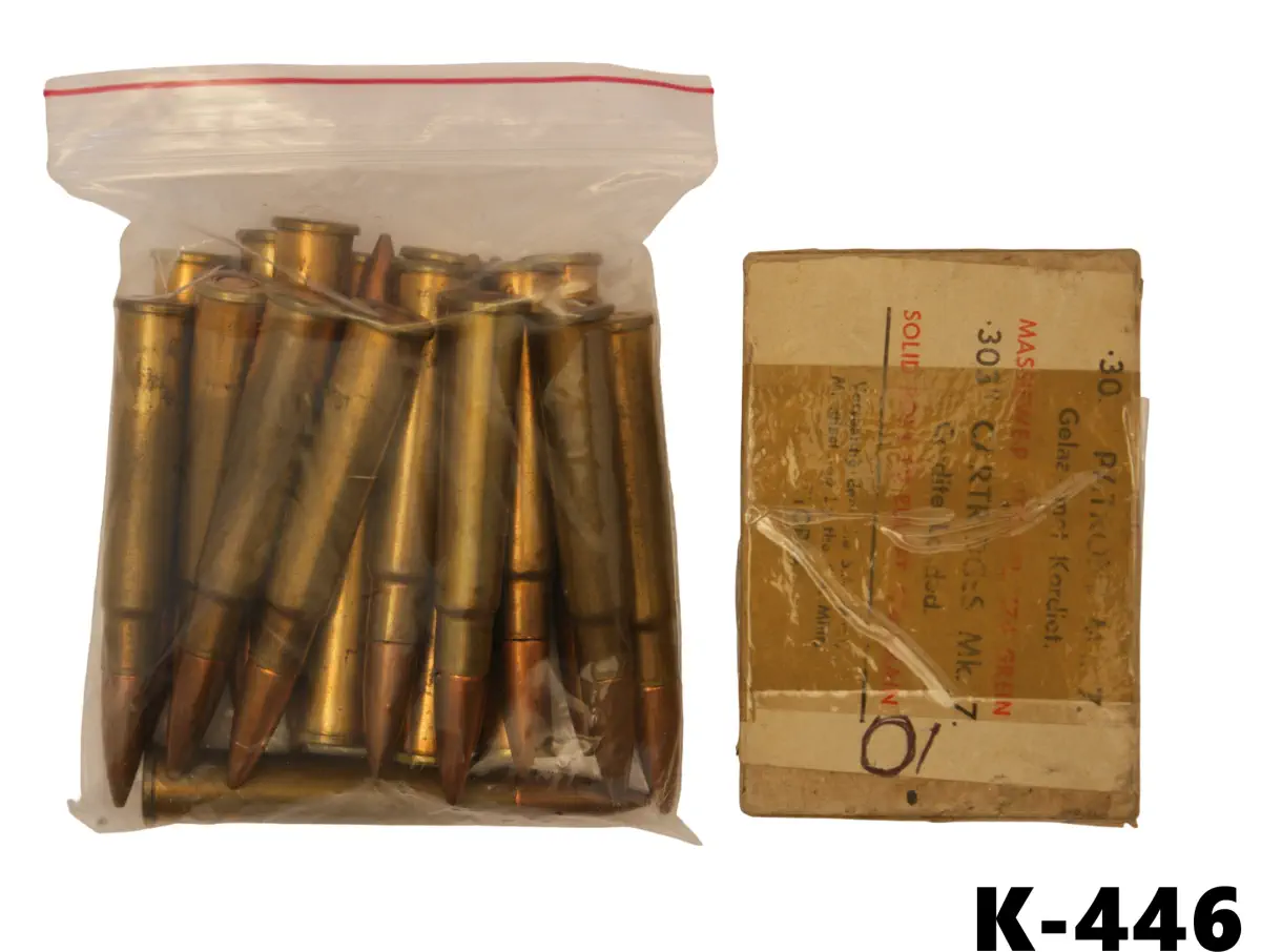 102-K-446 .303br Military Ammunition x 28 + .303 PMP 174gr SP Ammunition x 20