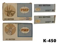 102-K-450 .303br PMP 174gr SP Ammunition x 72 & Military Surplus FMJ x 8