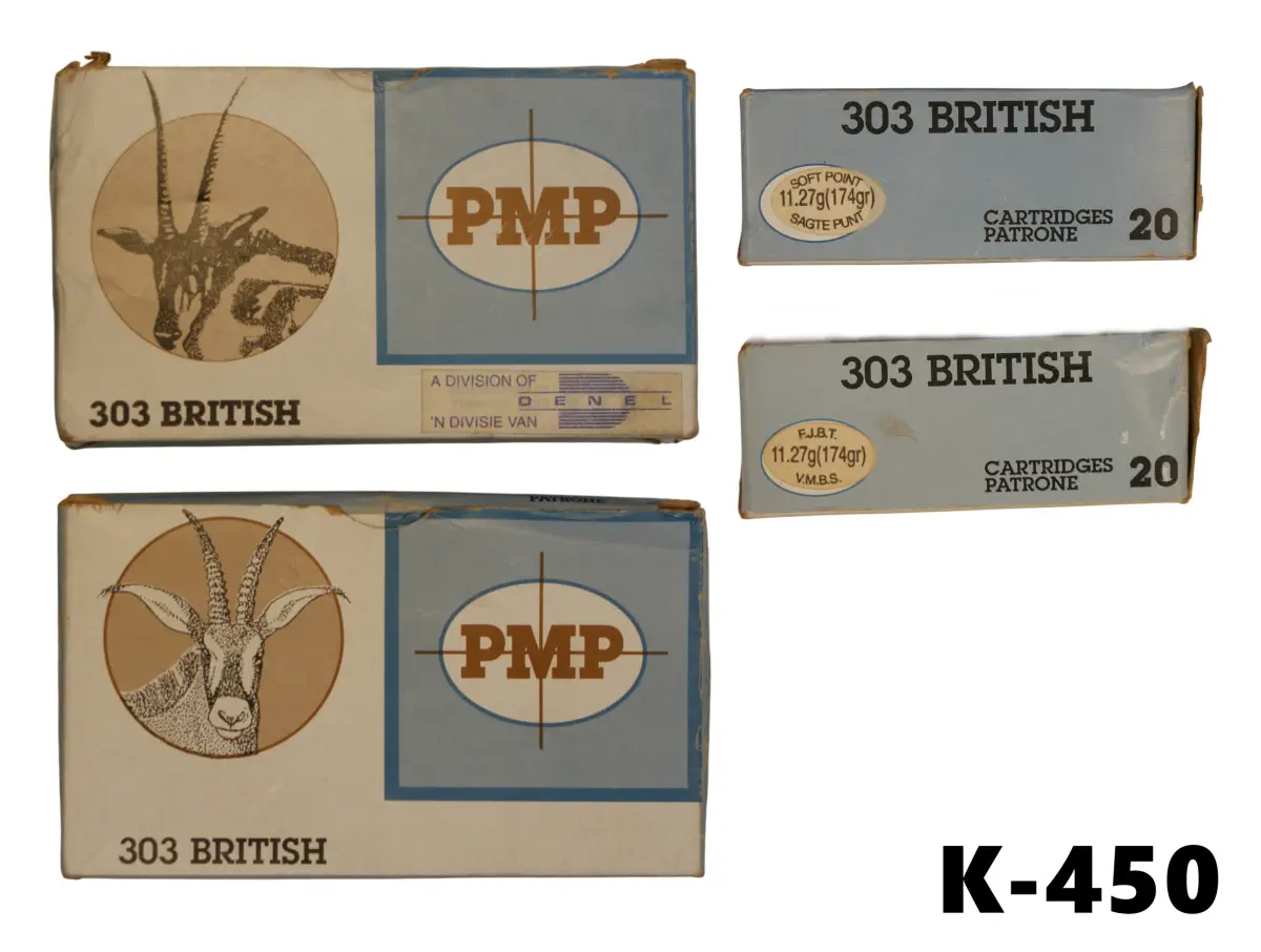 102-K-450 .303br PMP 174gr SP Ammunition x 72 & Military Surplus FMJ x 8
