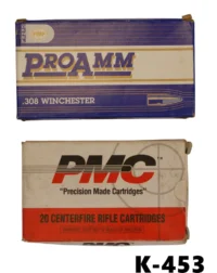 102-K-453  .308win Mixed Ammunition x 40