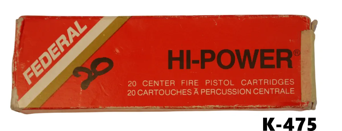 102-K-475 .44rem mag Federal 240gr JHP Ammunition x 20