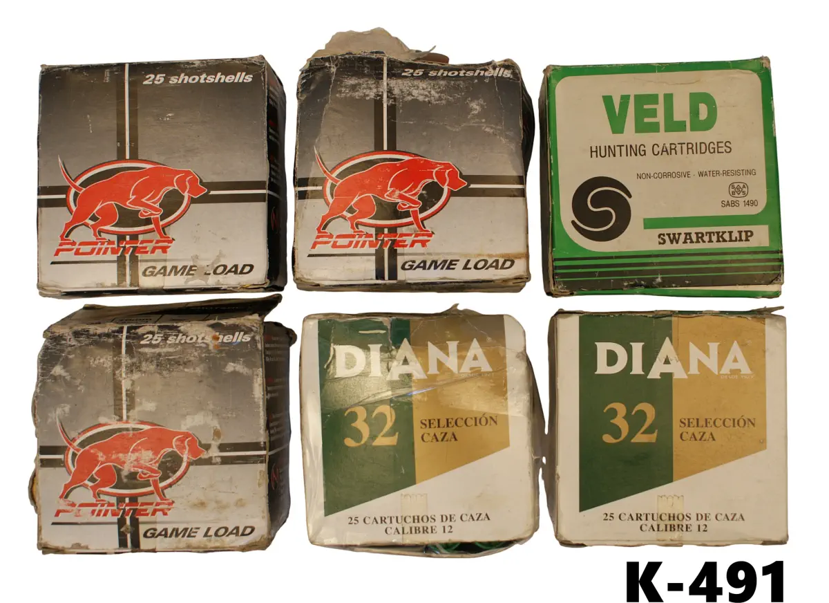 102-K-491 12ga Mixed Ammunition x 147