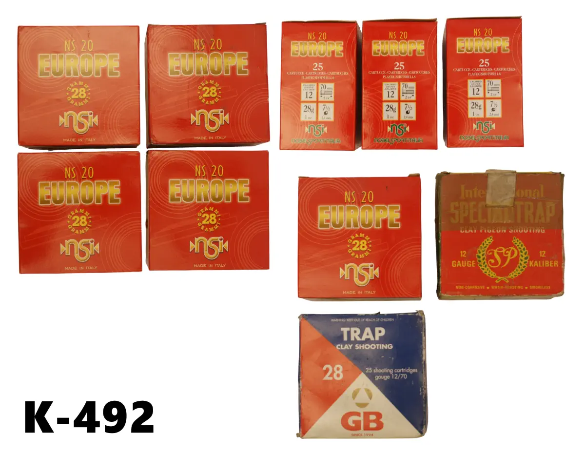 102-K-492 12ga Mixed Ammunition x 250