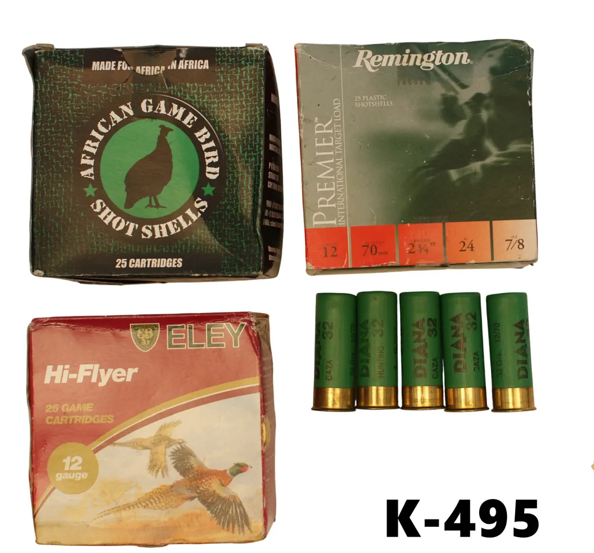 102-K-495 12ga Mixed Ammunition x 65