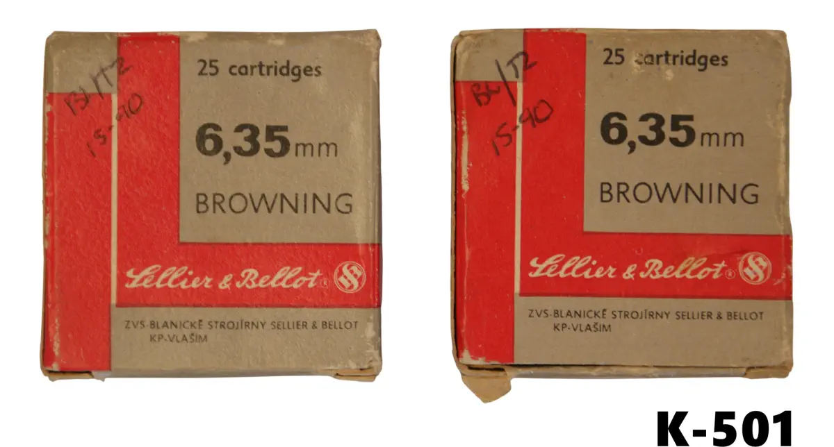 102-K-501 6.35mm S&B Ammunition x 50