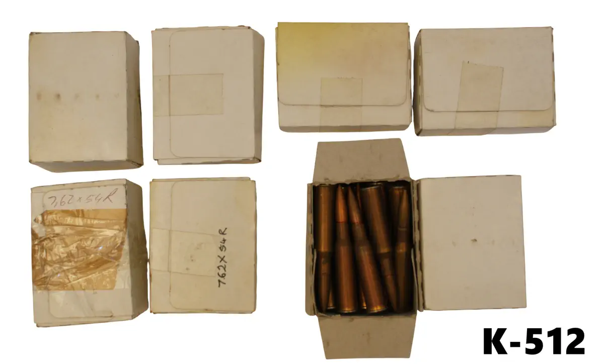 102-K-512 7.62x54r Military Surplus Ammunition x 80
