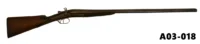 103-A03-018-Deactivated 12ga S/S Hammer Shotgun
