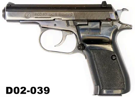 104A-D02-039 9mmk CZ Mod 83 Pistol