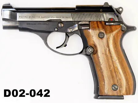 104A-D02-042 9mmk Beretta Mod 84BB Pistol