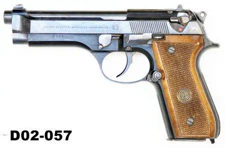 104A-D02-057 9mmp Beretta Mod 92 SB Pistol