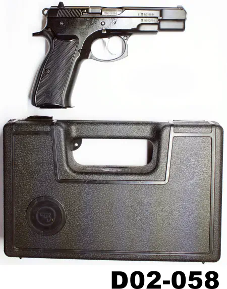 104A-D02-058 9mmP CZ75B Pistol - Boxed