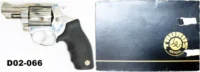 104A-D02-066  .38spl Taurus M85 2" Stainless Revolver - Boxed