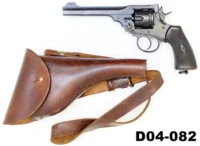 104A-D04-082  .455 Webley 6" MK6 Service Revolver - Holster
