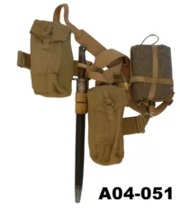 104-A04-051  British WWI & II Replica Webbing Belt - Accessories