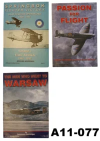 104-A11-077 S.A Airforce Books x 3