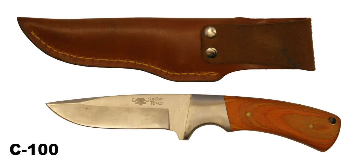 104-C-100 Buffalo Rifle Knife in Sheath