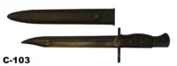 104-C-103 British No. 5 MK1 Jungle Carbine Bayonet