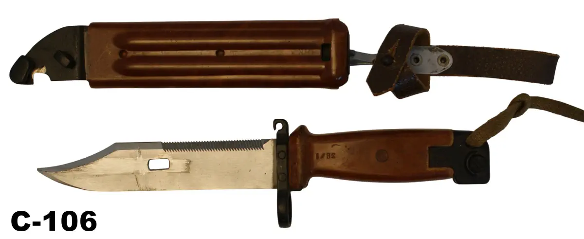 104-C-106 Russian AKM Type 2 Bayonet