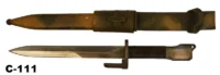 104-C-111 7.62mm Belgian M1965 Export Bayonet