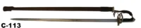 104-C-113  SADF Military Officers Sword