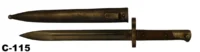 104-C-115 Austrian Model 1895 Carbine Bayonet