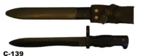 104-C-139 Cetme 1964 Model C Bayonet with Scabbard