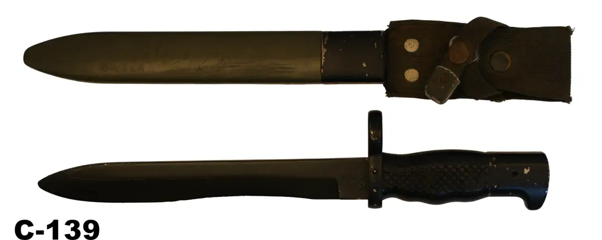 104-C-139 Cetme 1964 Model C Bayonet with Scabbard