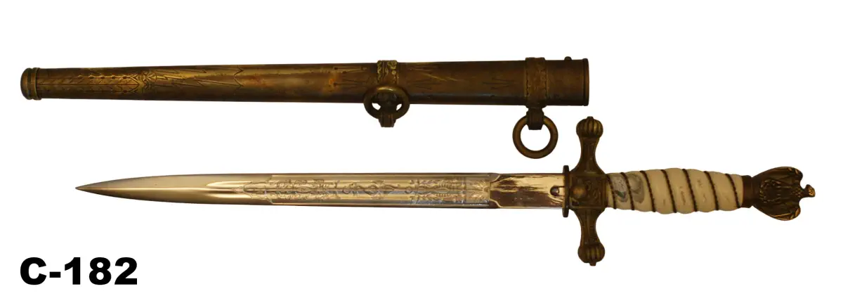104-C-182 German Naval Officers Dagger- Repro