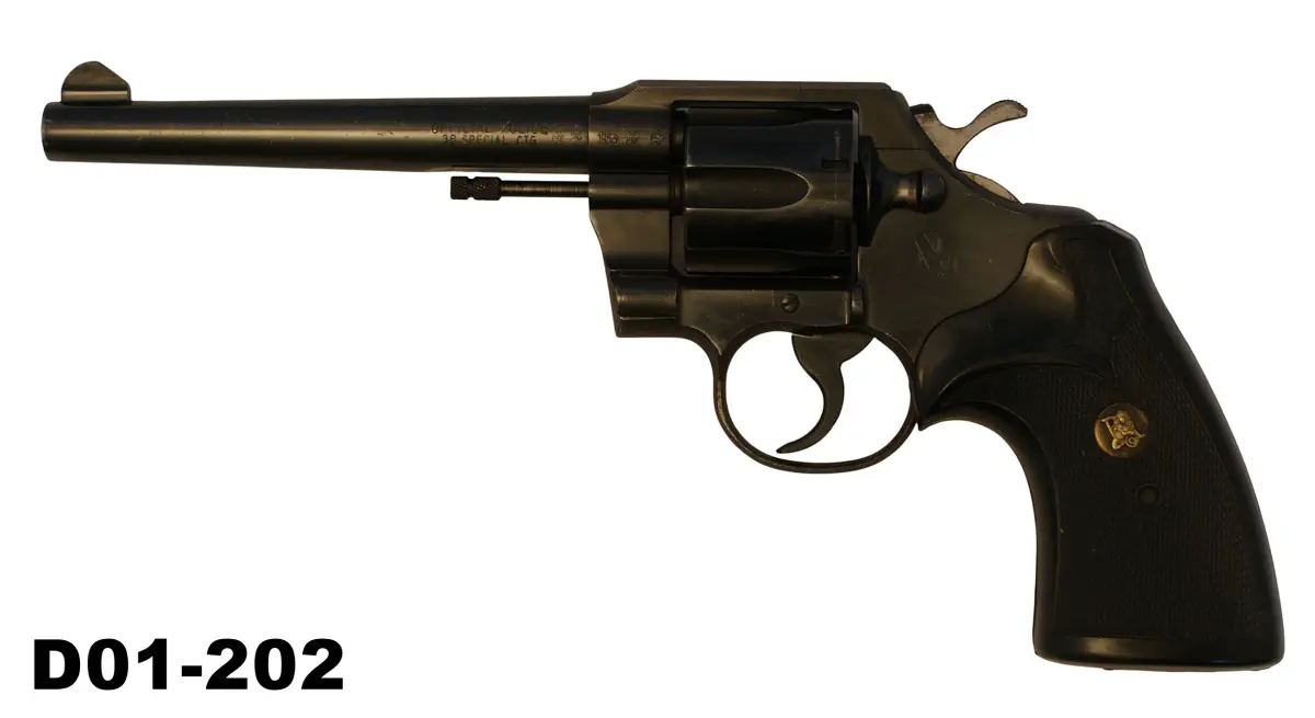 104-D01-202 .38spl Colt 6" "Official Police" Revolver