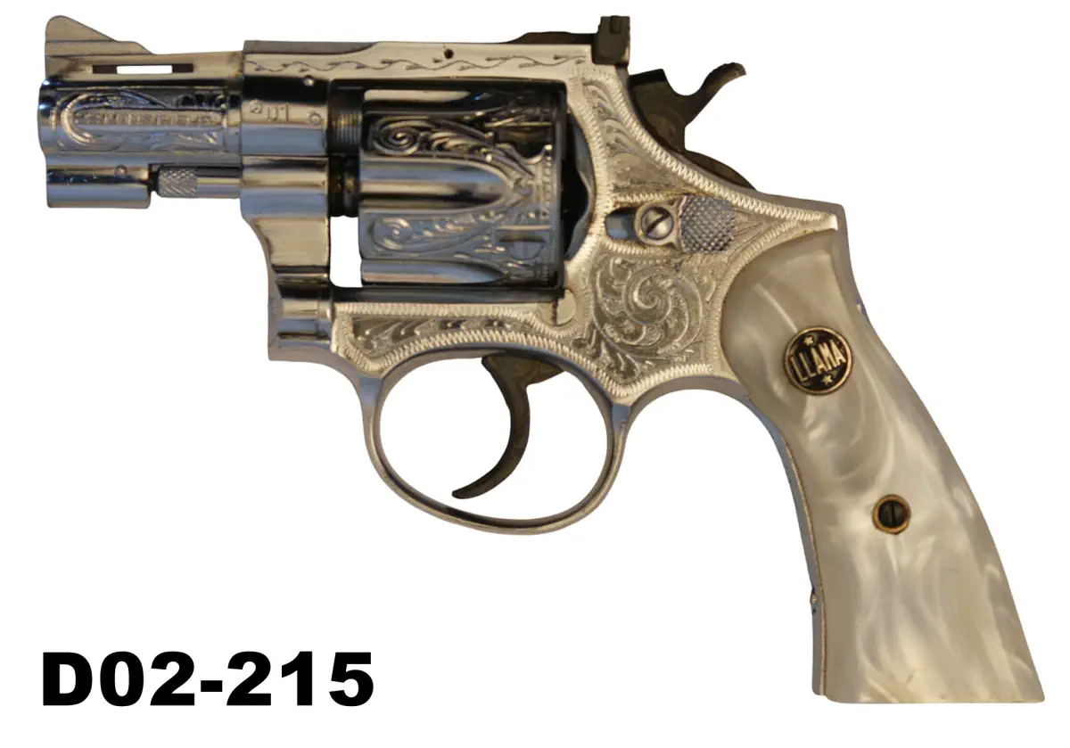 104-D02-215 .22lr Llama 2" Engraved Revolver