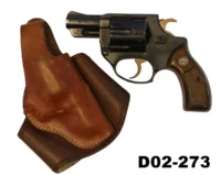 104-D02-273  .38spl Astra 2" Mod 680 Revolver - Leather Ankle Holster
