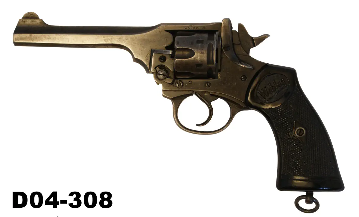 104-D04-308 .38 Webley & Scott 5" MK4 Service Revolver