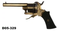 104-D05-329  .32 Pinfire Belgian Revolver - Pre 1898