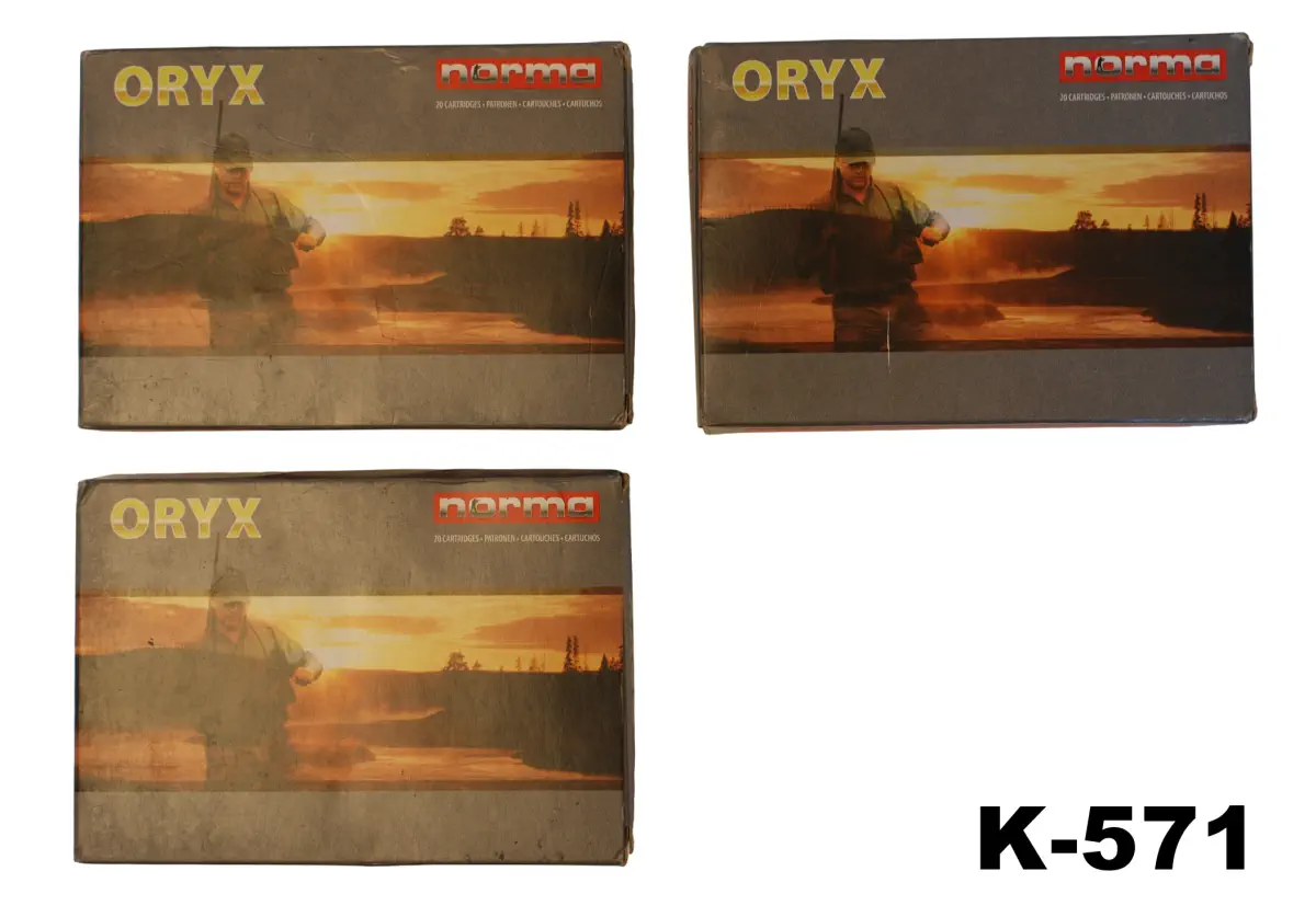 104-K-571 9.3x62mm Norma Qryx 285gr SP Ammunition x 57