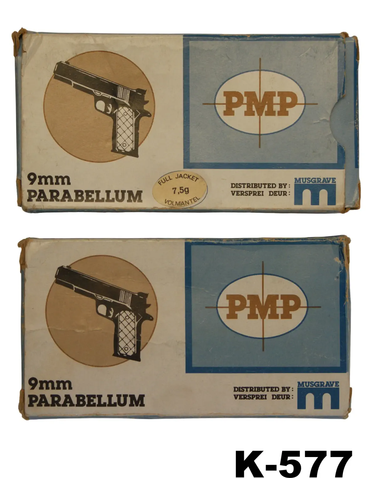 104-K-577 9mmp PMP 115gr FMJ Ammunition x 100 ( 2 x Boxes )